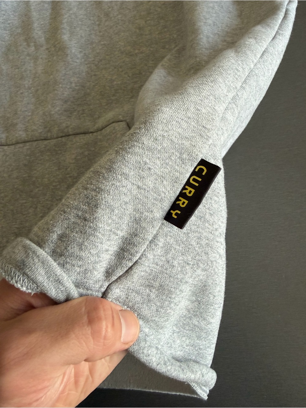 Under Armour & Curry Sleeveless Gray Training Hoodie - Picture 6 of 6